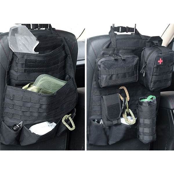 Multi-function Tactical Universal Car Back Seat Organizer Cover Bag - Velora