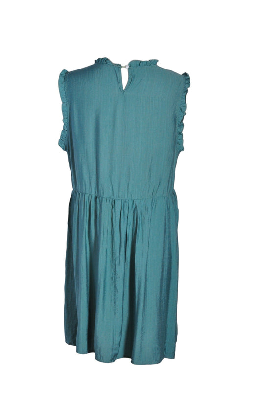 SHEIN Women Midi Dresses Regular fit in Blue - 1XL - Velora
