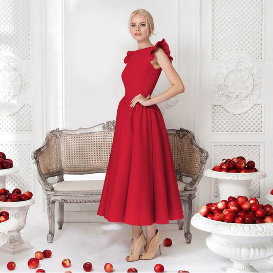 11 colors women's summer dress Vintage sleeveless elegant and Sexy dress, wedding party, dress Women dresses - Velora