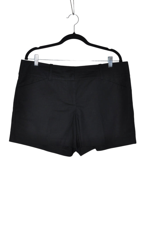 ANN TAYLOR Women Classic Shorts Regular fit in Black - 12 - Velora