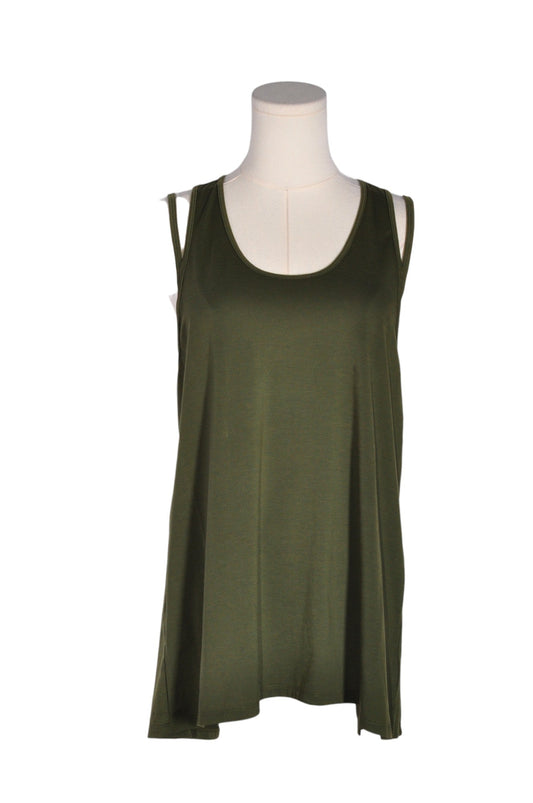 HYBA Women Tank Tops Regular fit in Green - M - Velora