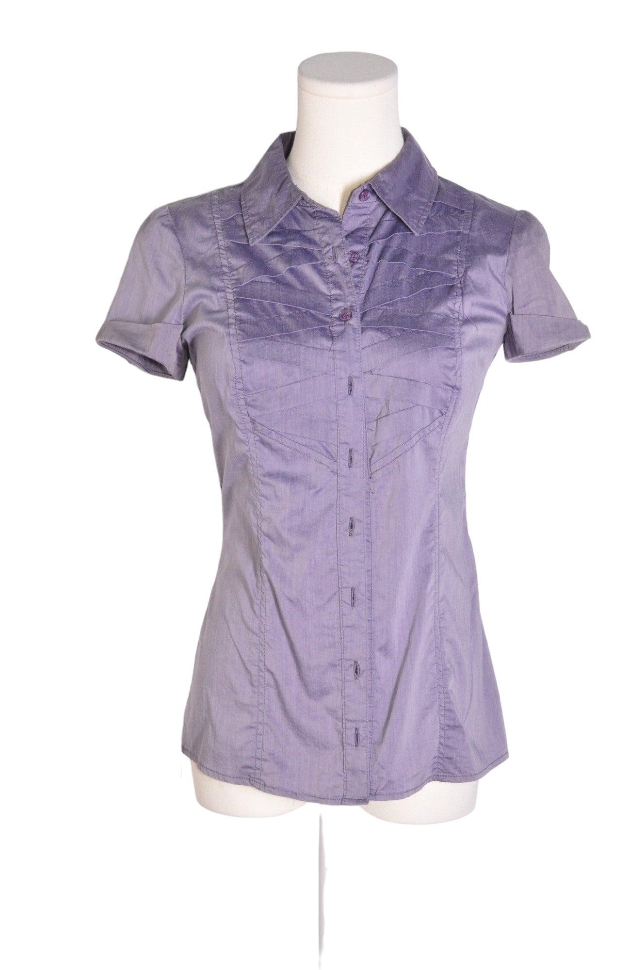 DYNAMITE Women Button Down Tops Regular fit in Gray - S Koop