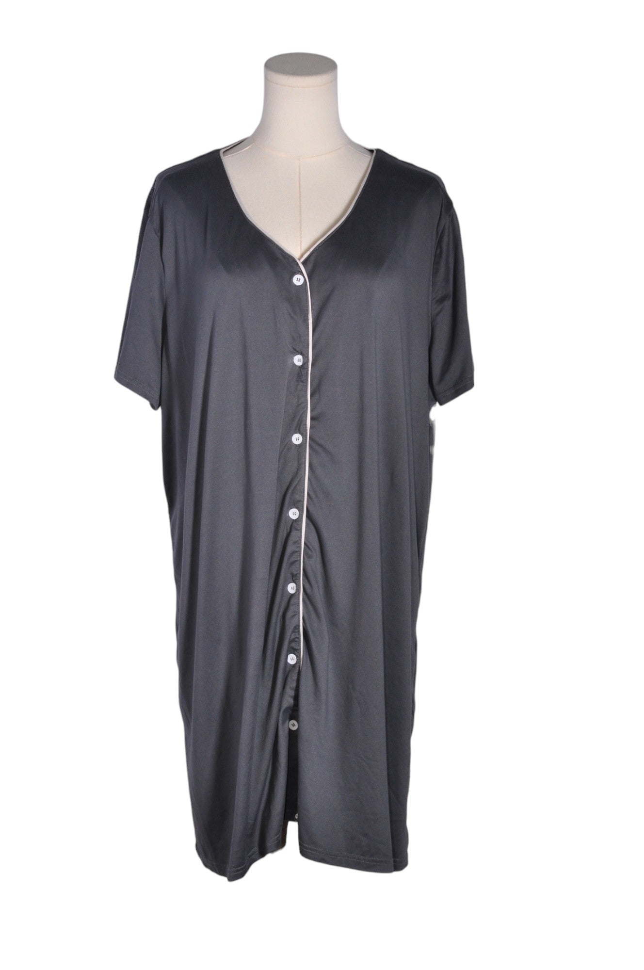 EKOUAER Women Night Wear Regular fit in Gray - XXL - Velora