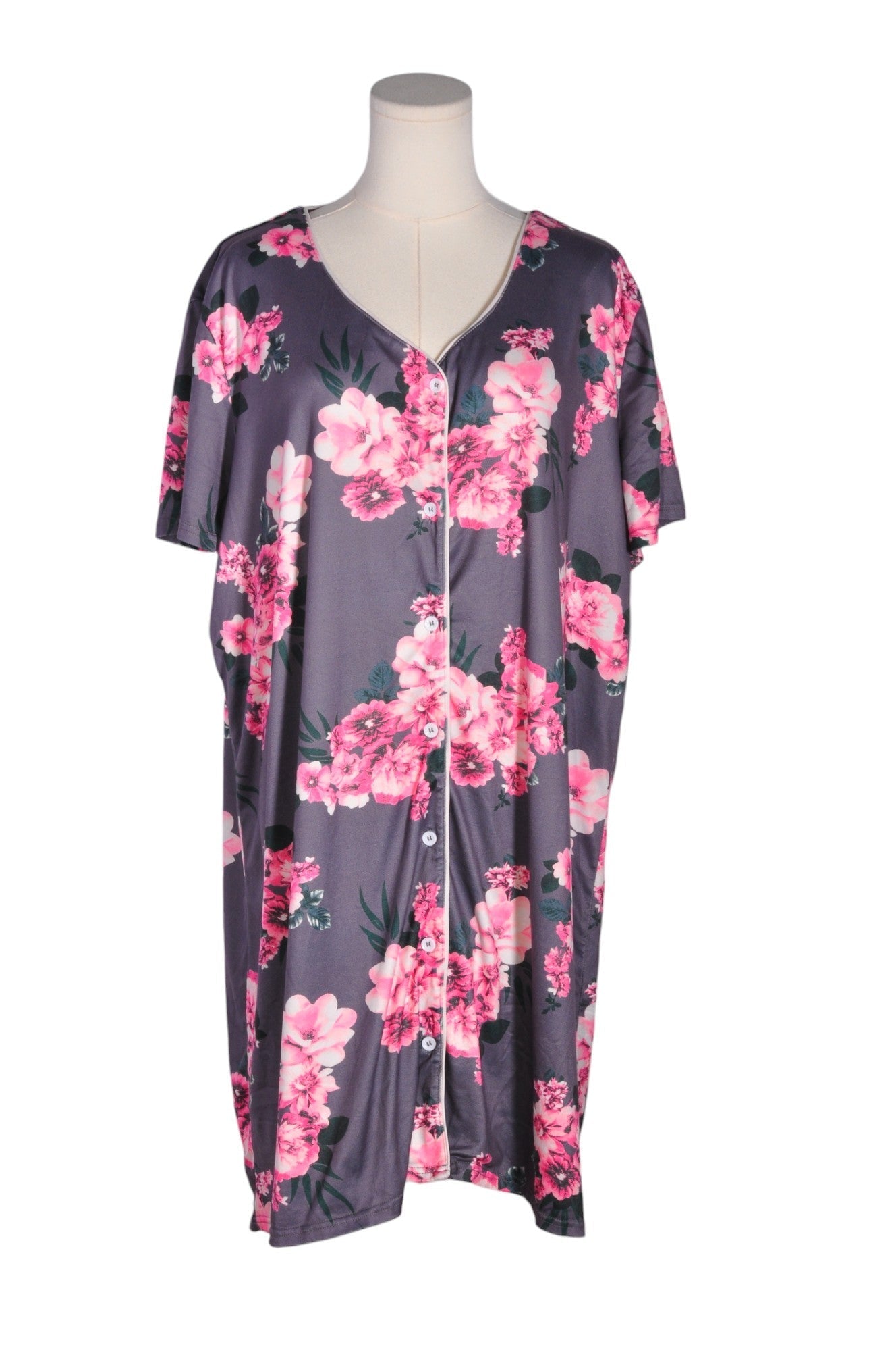 EKOUAER Women Night Wear Regular fit in Gray - XXL - Velora