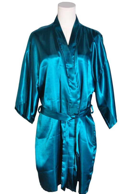 UNBRANDED Women Lingerie Robe Regular fit in Blue - S - Velora