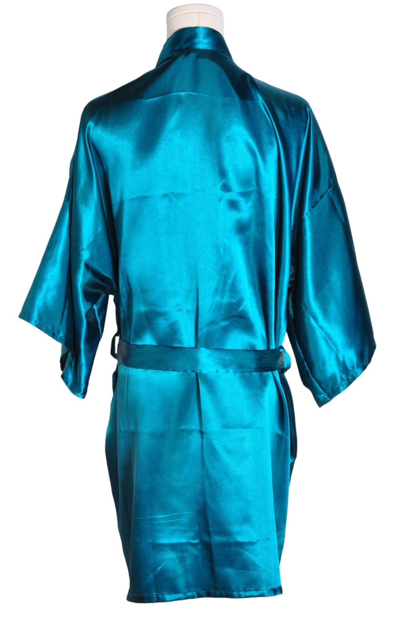 UNBRANDED Women Lingerie Robe Regular fit in Blue - S - Velora