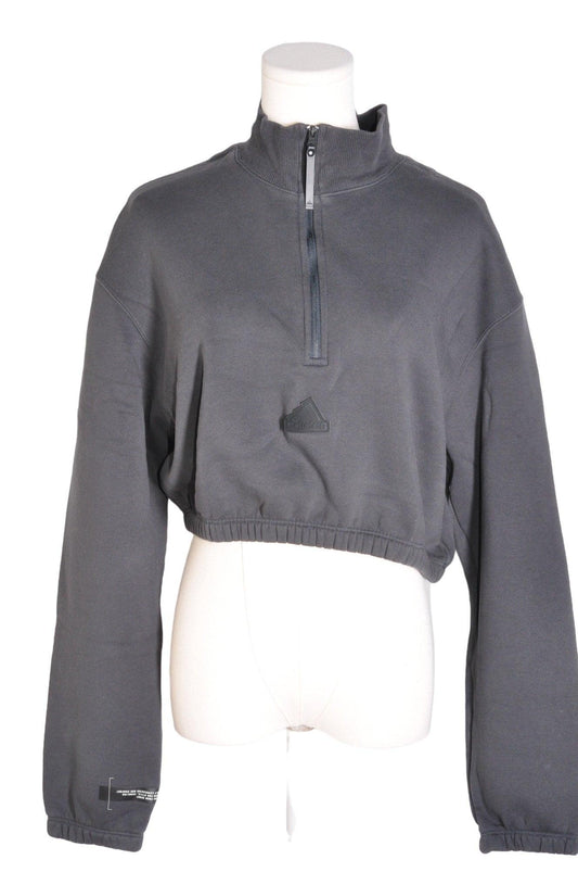 ADIDAS Women Crop Tops Regular fit in Black - L - Velora