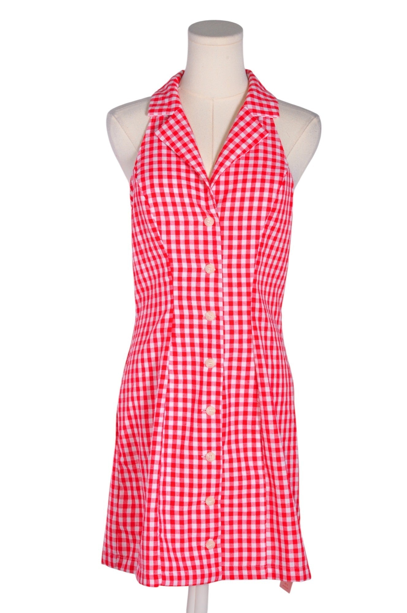 SHEIN Women Midi Dresses Regular fit in Red - M - Velora