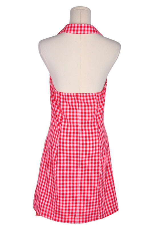 SHEIN Women Midi Dresses Regular fit in Red - M - Velora