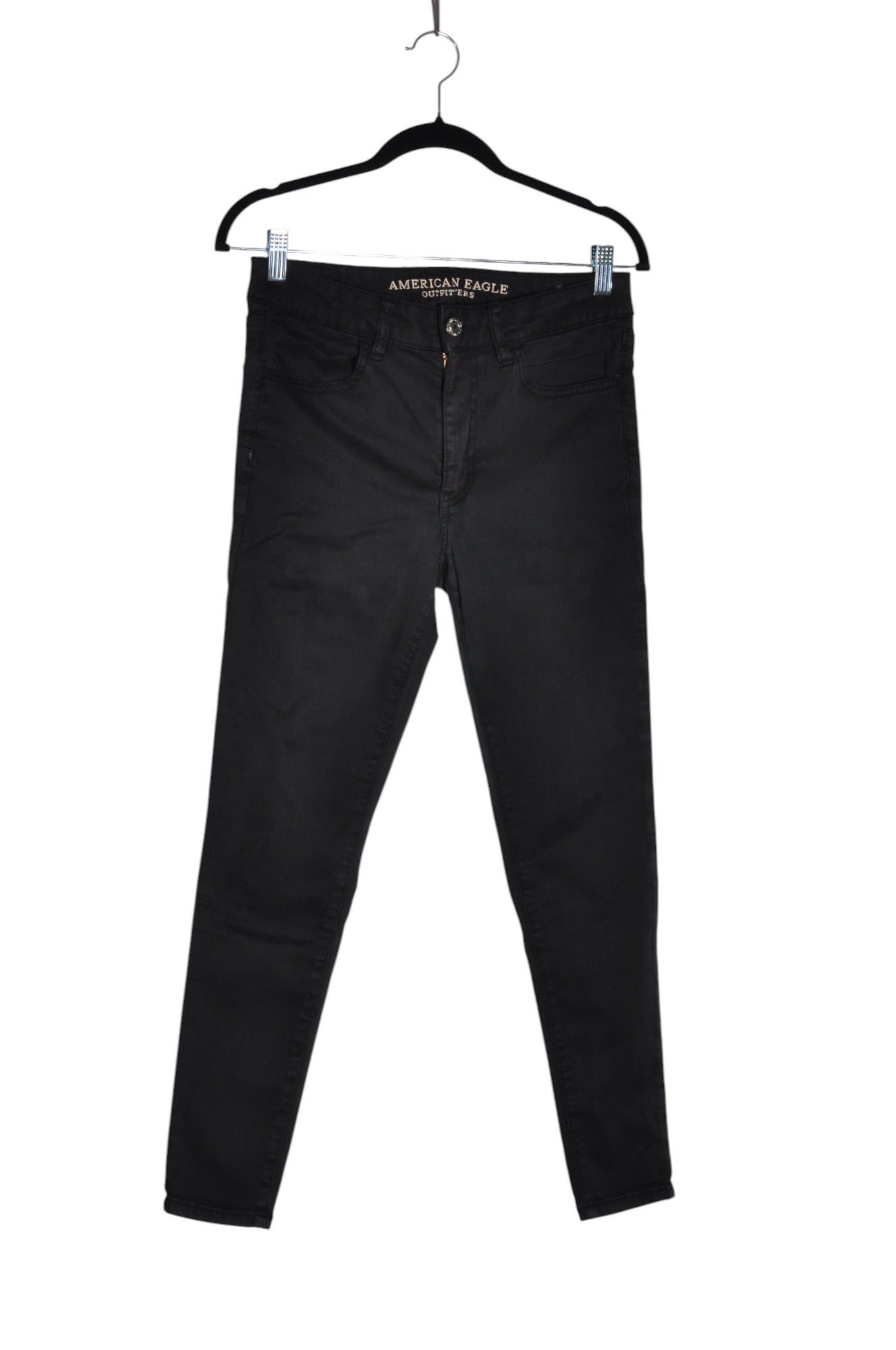 AMERICAN EAGLE Women Work Pants Regular fit in Black - 8 - Velora