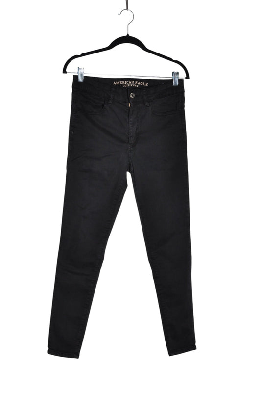 AMERICAN EAGLE Women Work Pants Regular fit in Black - 8 - Velora