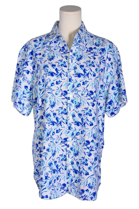 PORTER & ASH Men Button Down Tops Regular fit in Blue - M - Velora