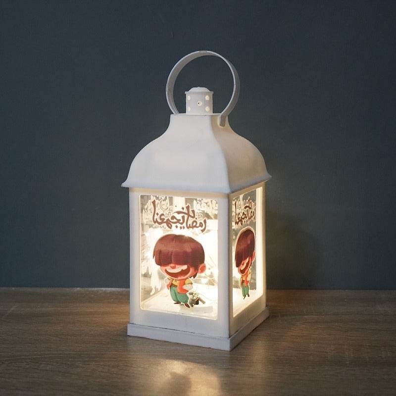 Wind Lantern Plastic Decoration For Eid Mubarak Ornament - Velora