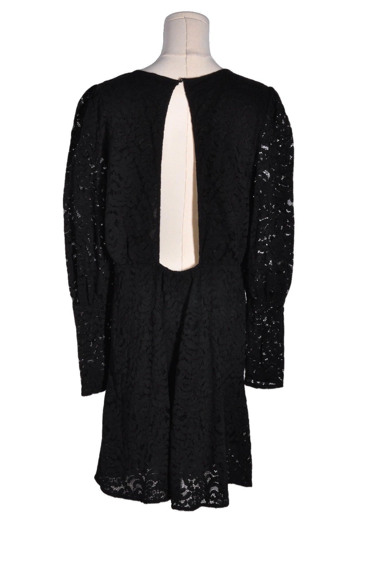 H&M Women Drop Waist Dresses Regular fit in Black - XL - Velora