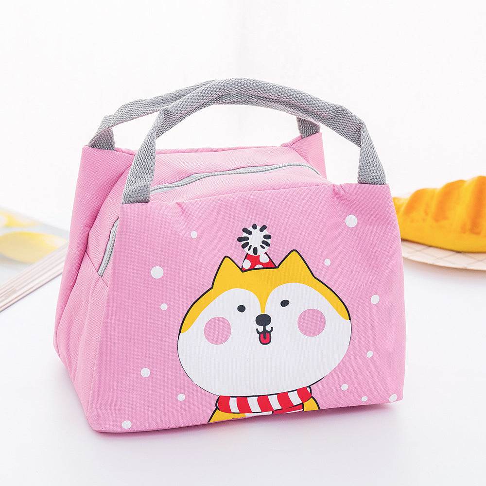 Cute Cartoon Lunch Bag – Insulated for Kids & Students - Velora
