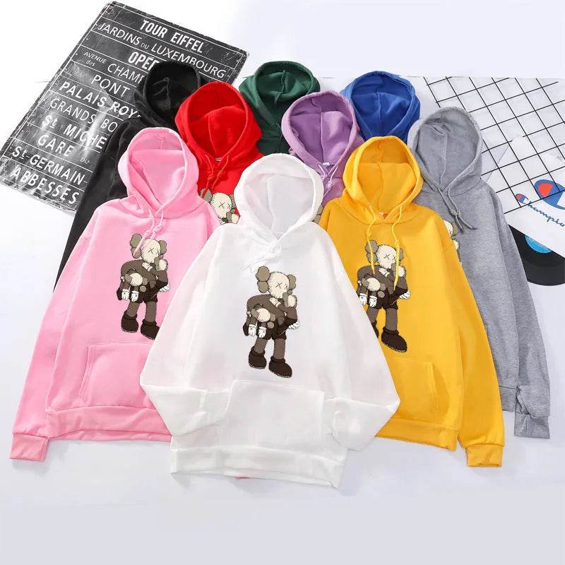 Rosane - Rozendruk Hoodies Big Pocket Sweatshirts Unisex - Velora