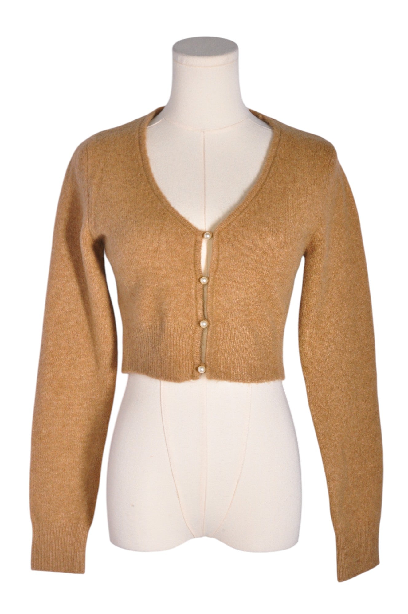 ZARA Women Crop Tops Regular fit in Brown - M - Velora