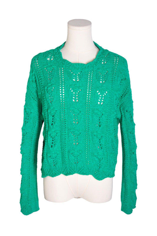 PRIMARK Women Knit Tops Regular fit in Green - M - Velora
