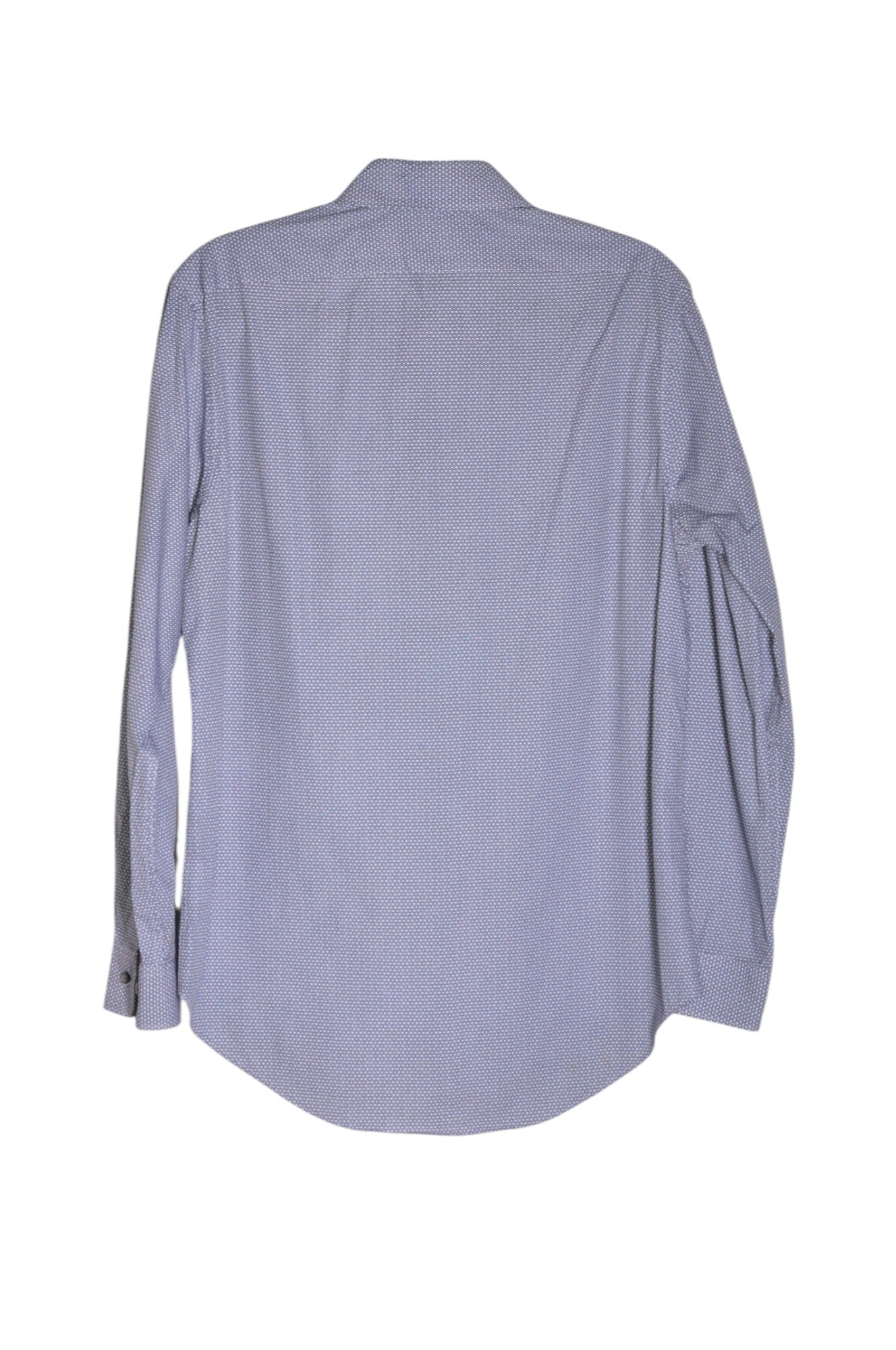 CALVIN KLEIN Men Button Down Tops Regular fit in Gray - L - Velora