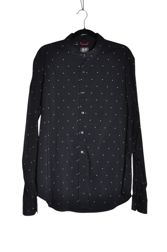 UNDER ARMOUR Men Button Down Tops Regular fit in Black - XL - Velora