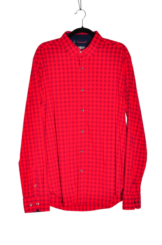 UNDER ARMOUR Men Button Down Tops Regular fit in Red - XL - Velora