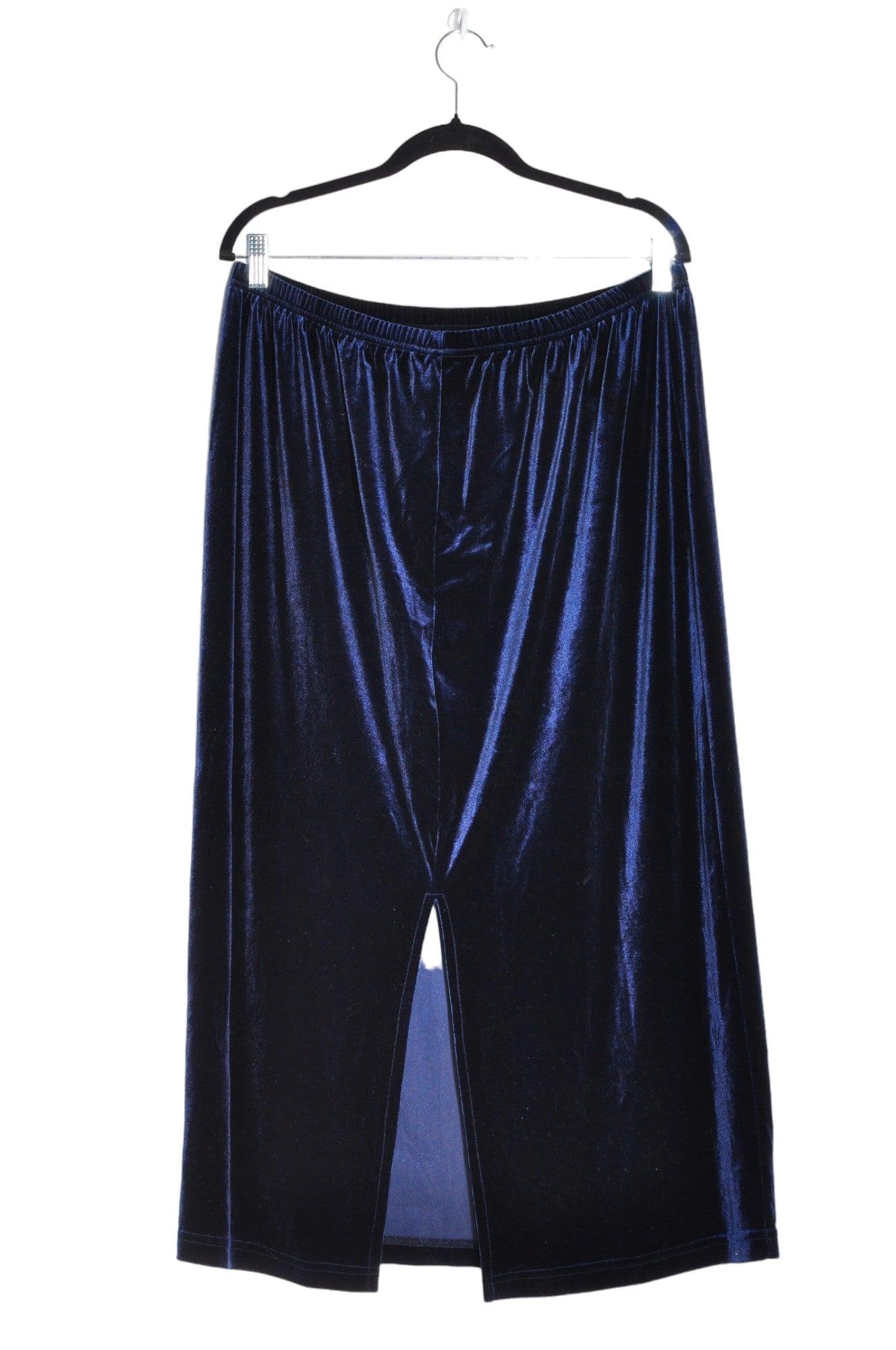 UNBRANDED Women Casual Skirts Regular fit in Blue - 2X - Velora