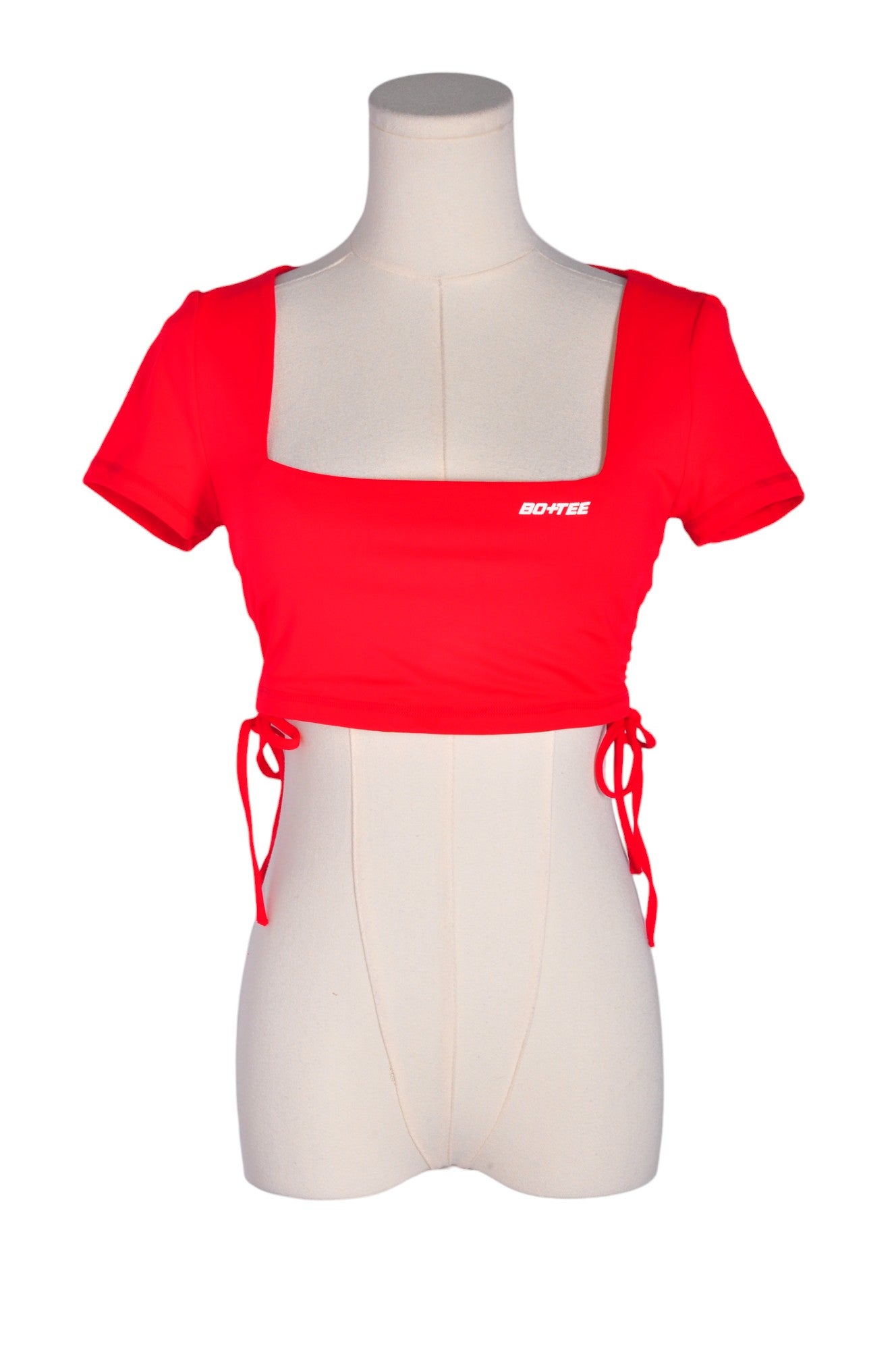 BO + TEE Women Crop Tops Regular fit in Red - M - Velora