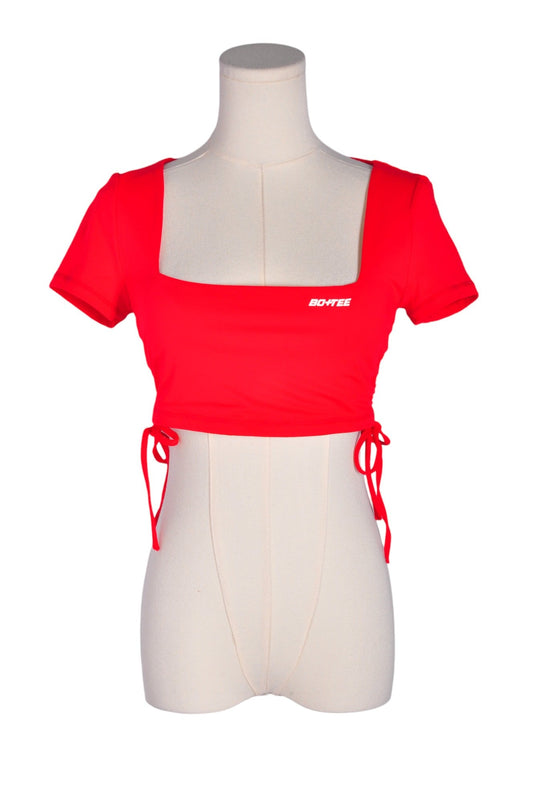 BO + TEE Women Crop Tops Regular fit in Red - M - Velora