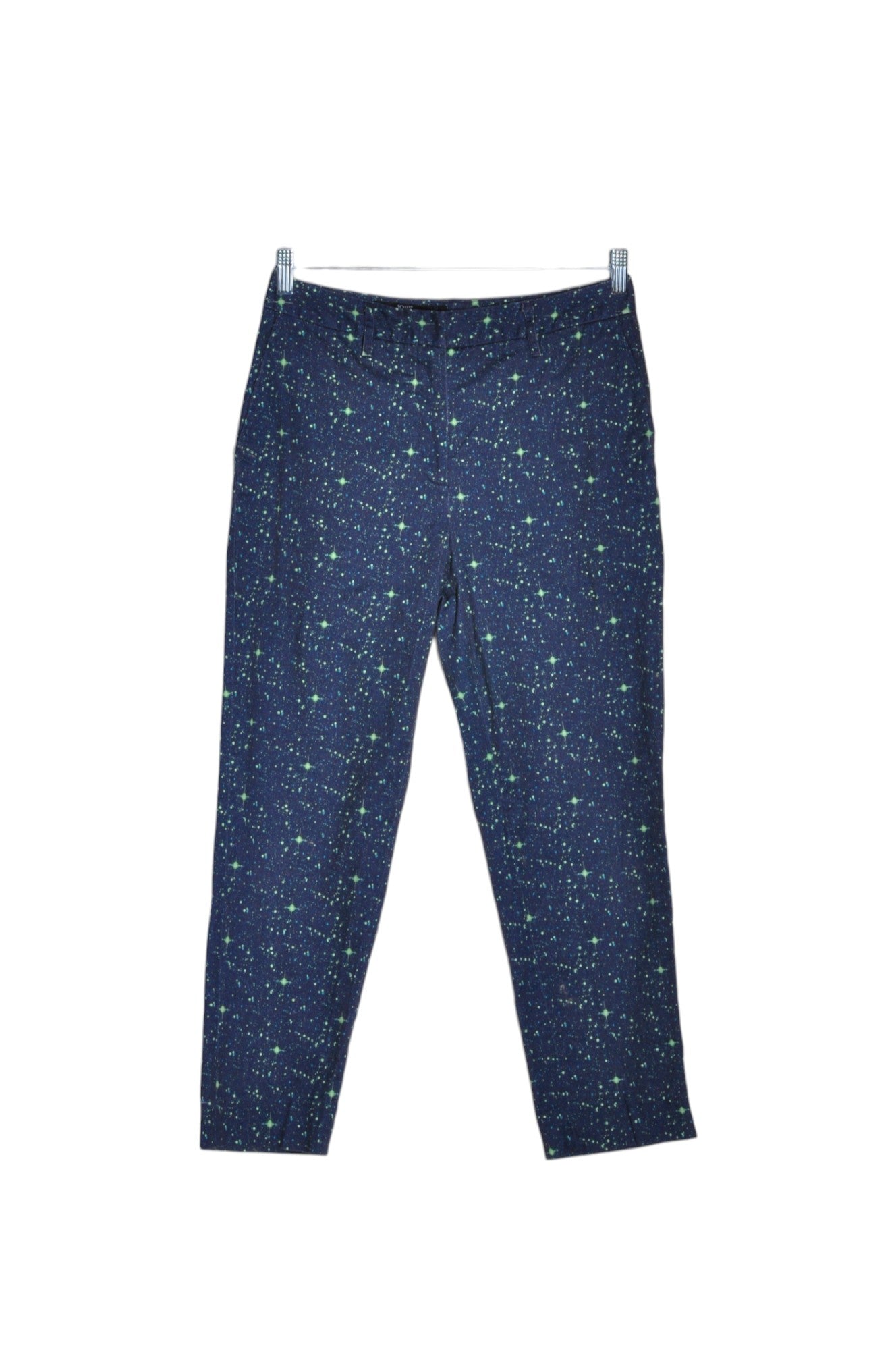 TOMS Women Work Pants Regular fit in Blue - 8 - Velora