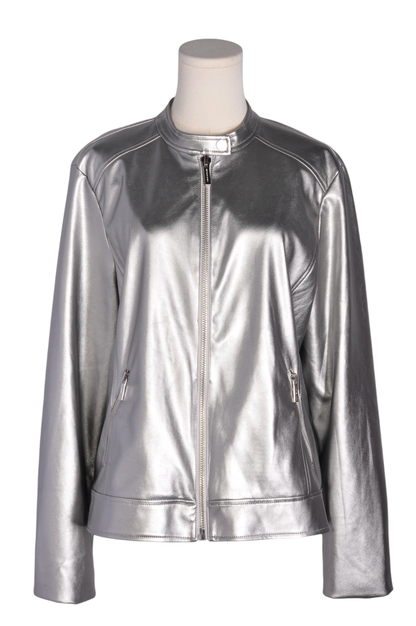 MICHAEL KORS Women Bombers Jackets Regular fit in Gray - XL - Velora