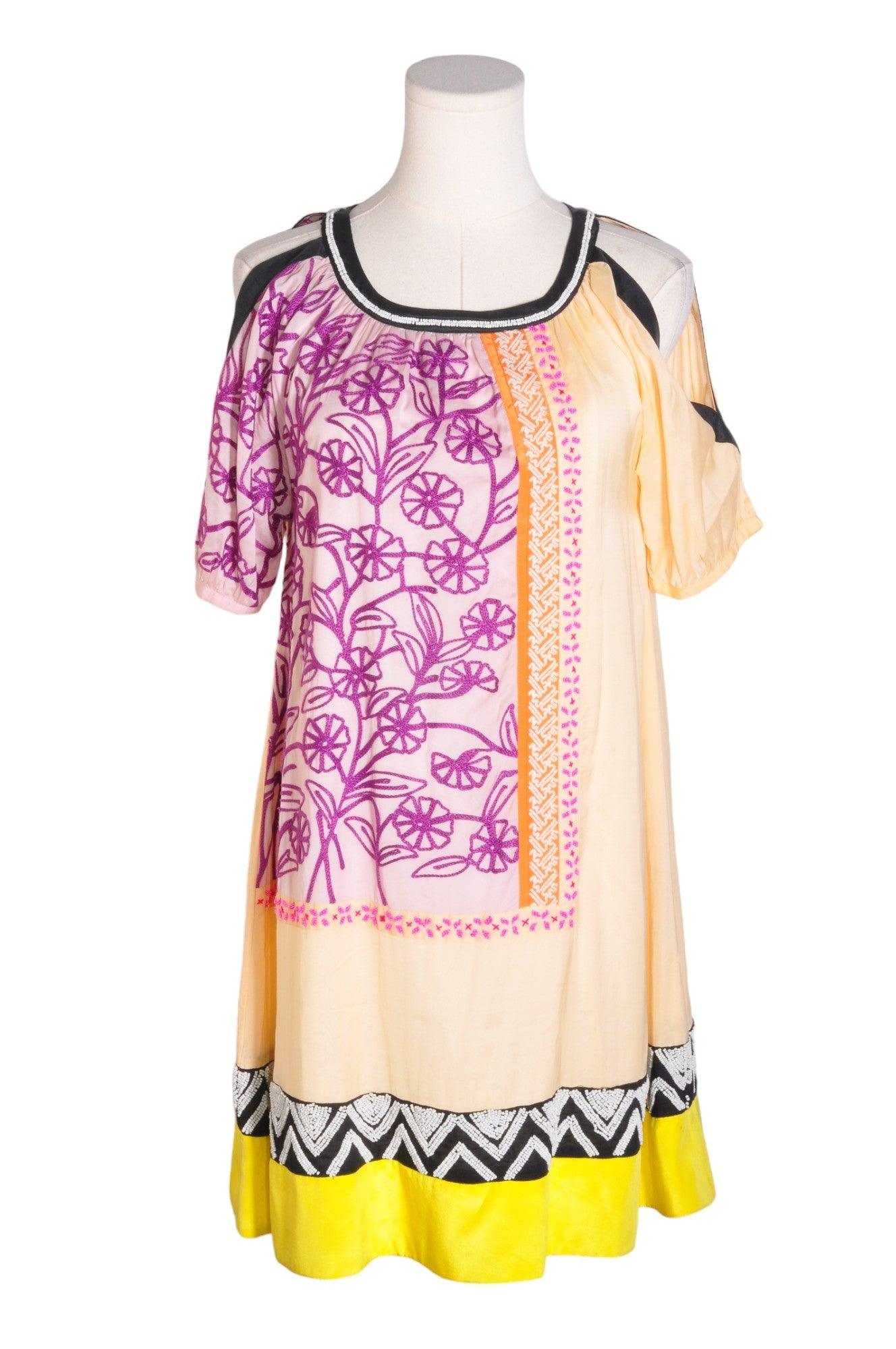 UNBRANDED Women Drop Waist Dresses Regular fit in Beige - 0 - Velora