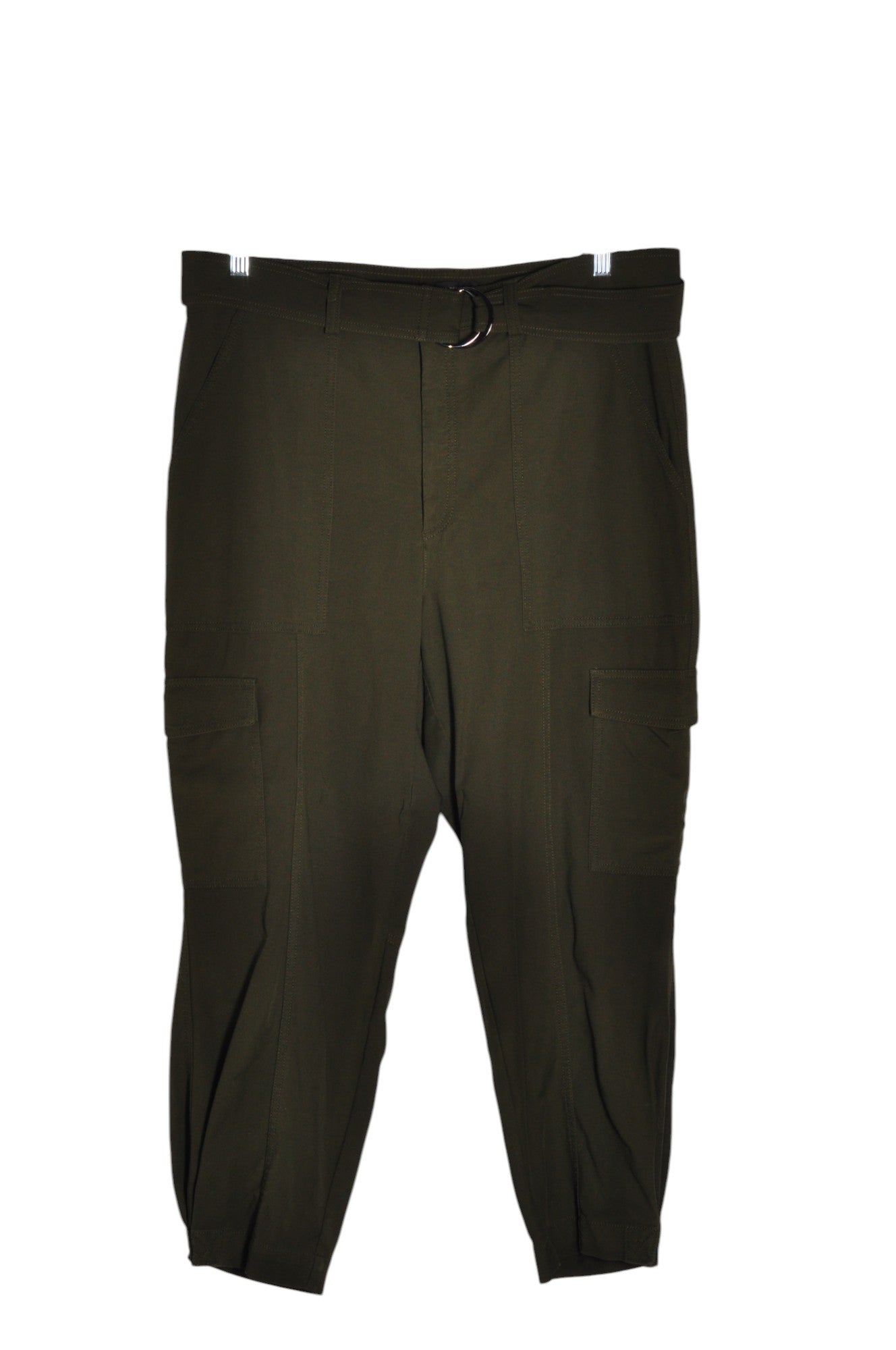BANANA REPUBLIC Women Cargo Pants Regular fit in Green - 16 - Velora