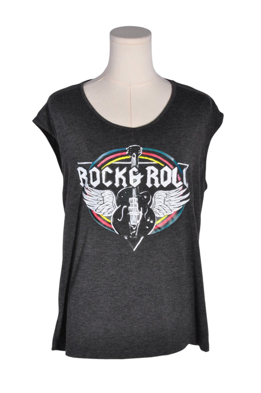 UNBRANDED Women T-Shirts Regular fit in Gray - M - Velora