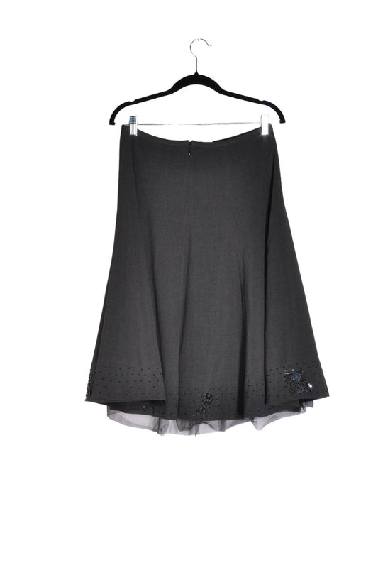 UNBRANDED Women A-Line Skirts Regular fit in Gray - S - Velora