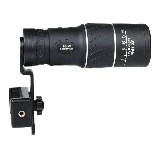 16X52 Dual Focus Zoom Optics Night Vision Best Monocular High Definition Telescope for Adults - Velora