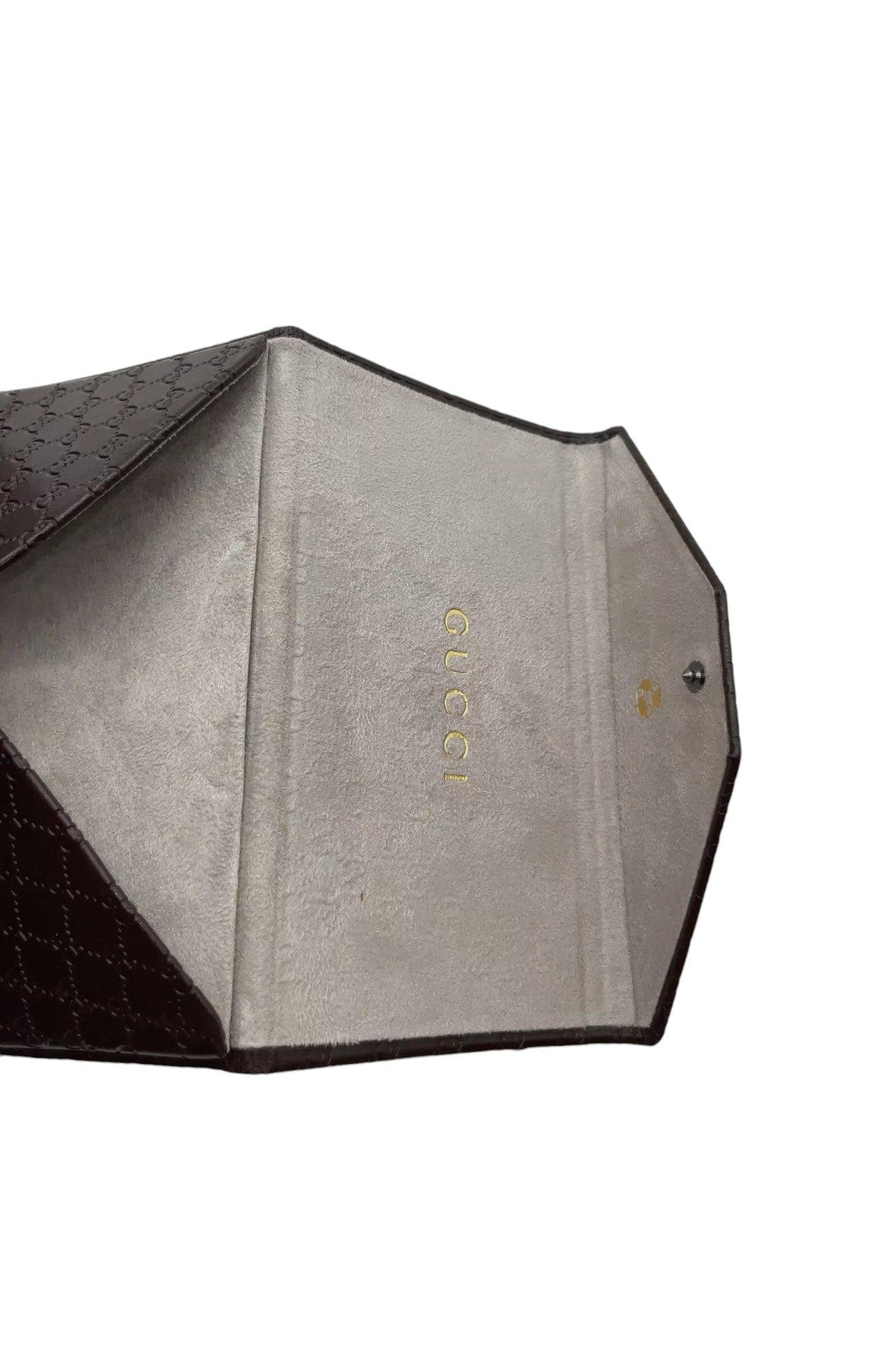 Gucci Micro GG Brown Glasses Case SK080071 - Velora
