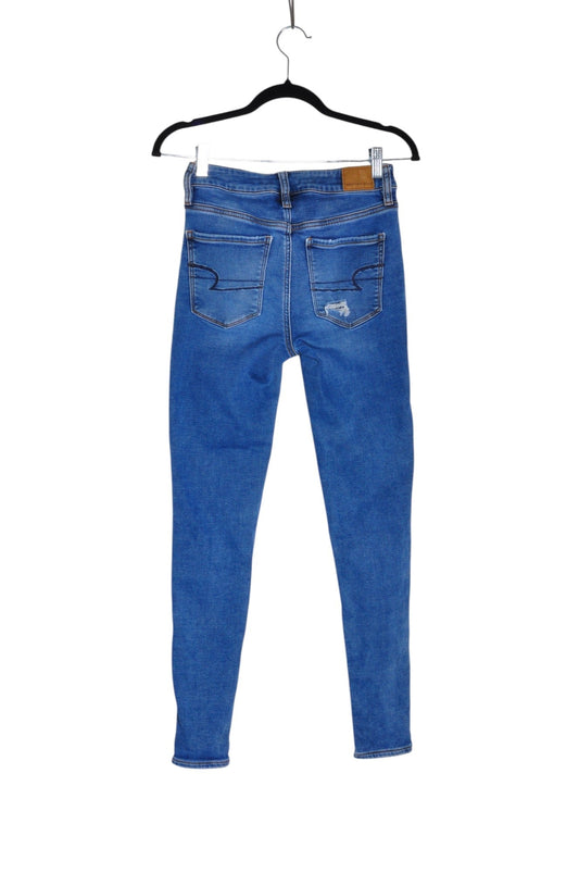 AMERICAN EAGLE Women Straight-Legged Jeans Regular fit in Blue - 4 - Velora