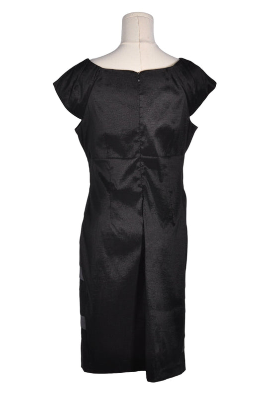 OBLIQUE Women Midi Dresses Regular fit in Black - 12 - Velora