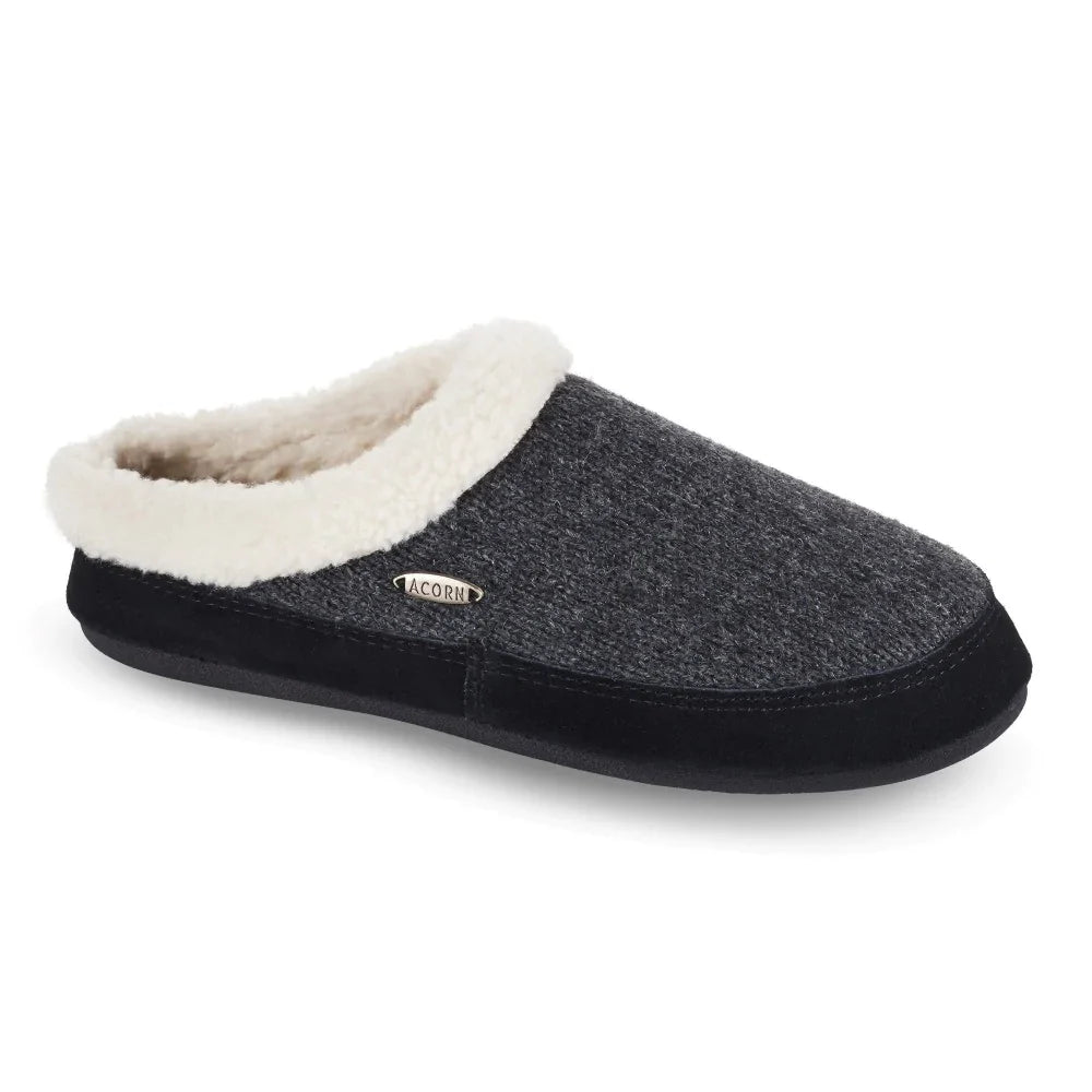 Acorn Women Mule Ragg Wool Blend Slippers - Velora