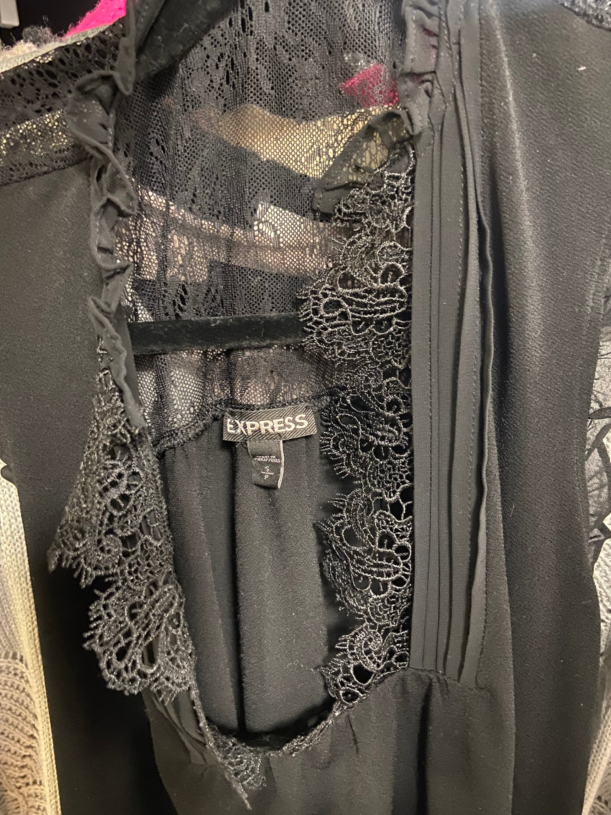 EXPRESS Women Blouses Regular fit in Black - S - Velora