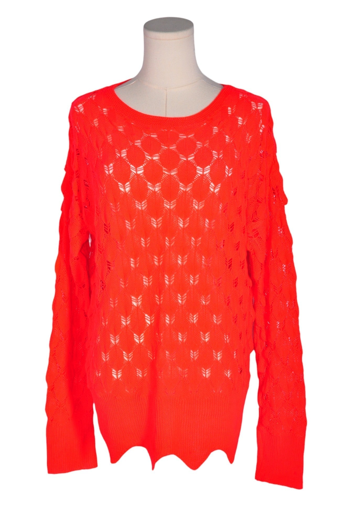 SHEIN Women Sweaters Regular fit in Orange - S - Velora