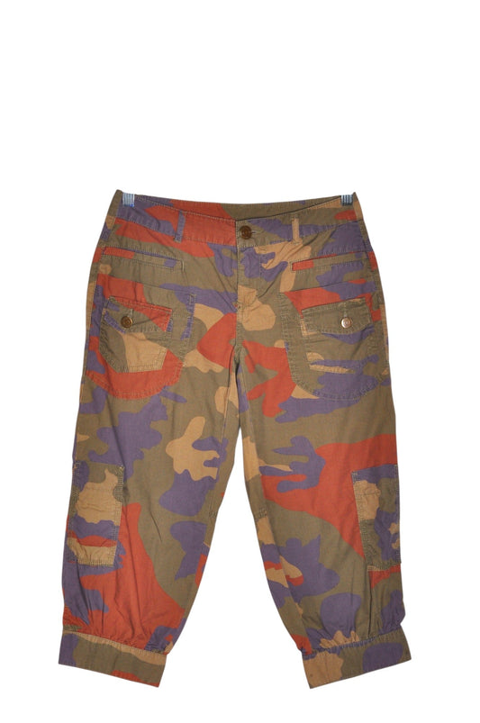 LONDON JEAN Women Cargo Pants Regular fit in Green - 0 - Velora