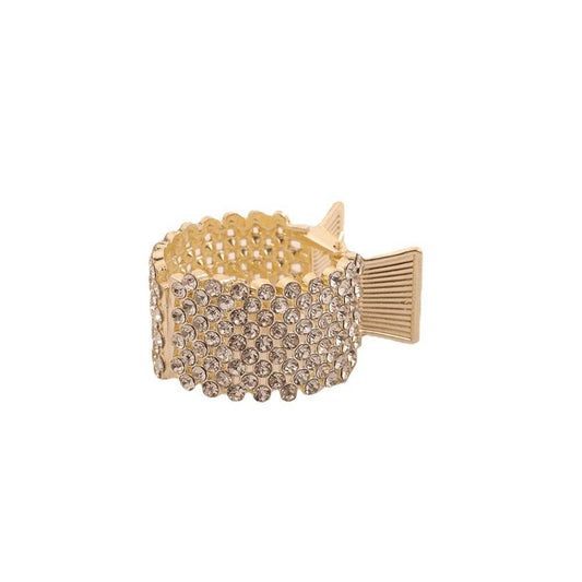 Decorative Ponytail Hair Clip Pearl Rhinestone Claw Clip - Velora