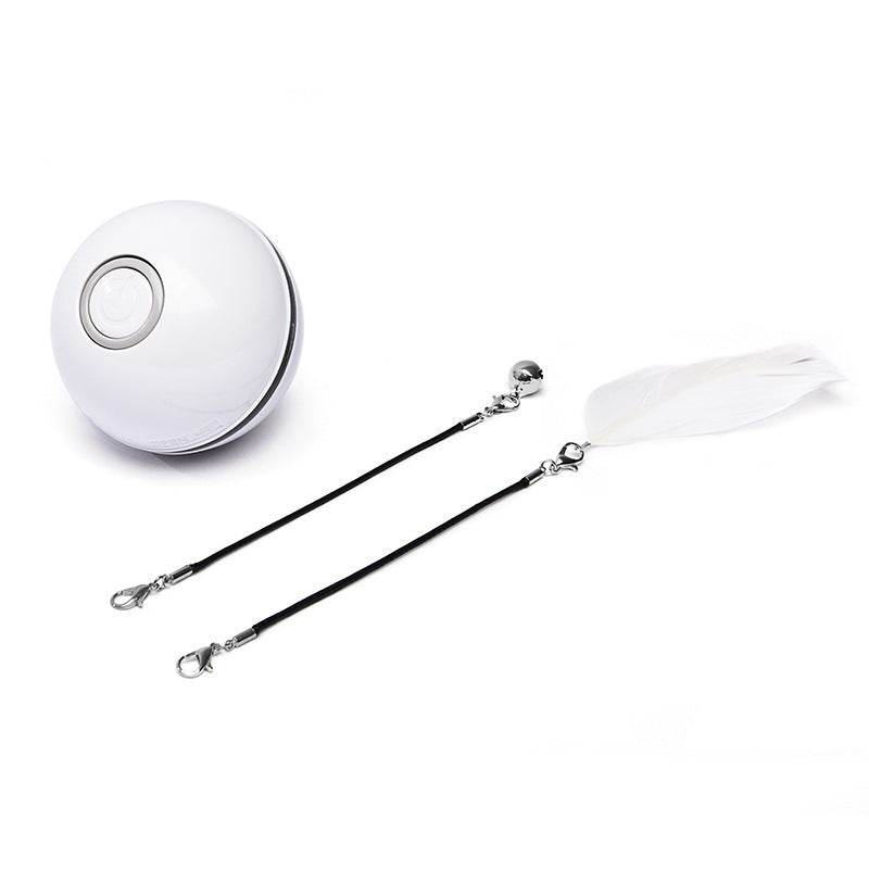 LED Laser Electronic Rolling Pet Funny Cat Toy Ball - Velora