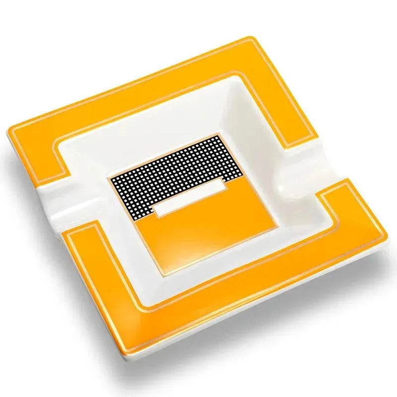 Luxury Ceramics Double slots Cigar Ashtray - Velora