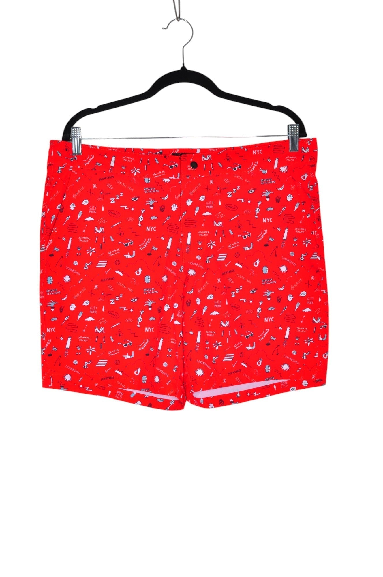 FRANK & OAK Women Classic Shorts Regular fit in Red - S - Velora