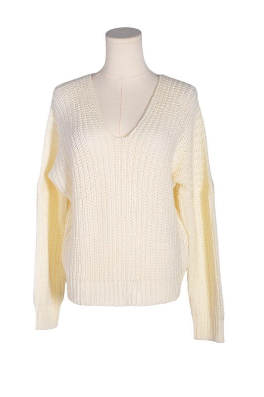 POOF APPAREL Women Knit Tops Regular fit in White - M - Velora