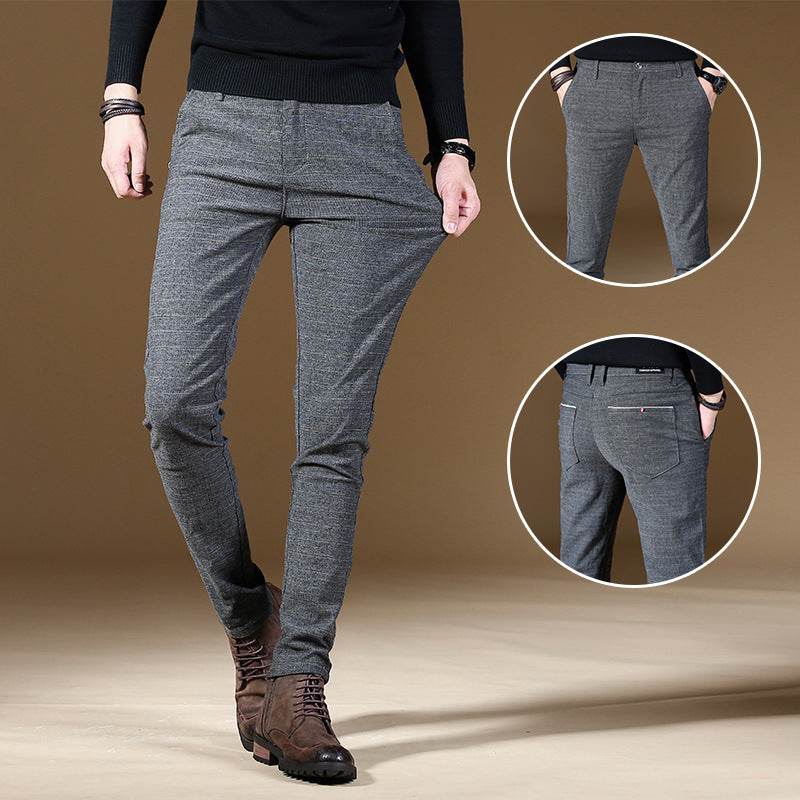 Fashion High Quality Men Spring Autumn Slim fit straight Trouser - Velora