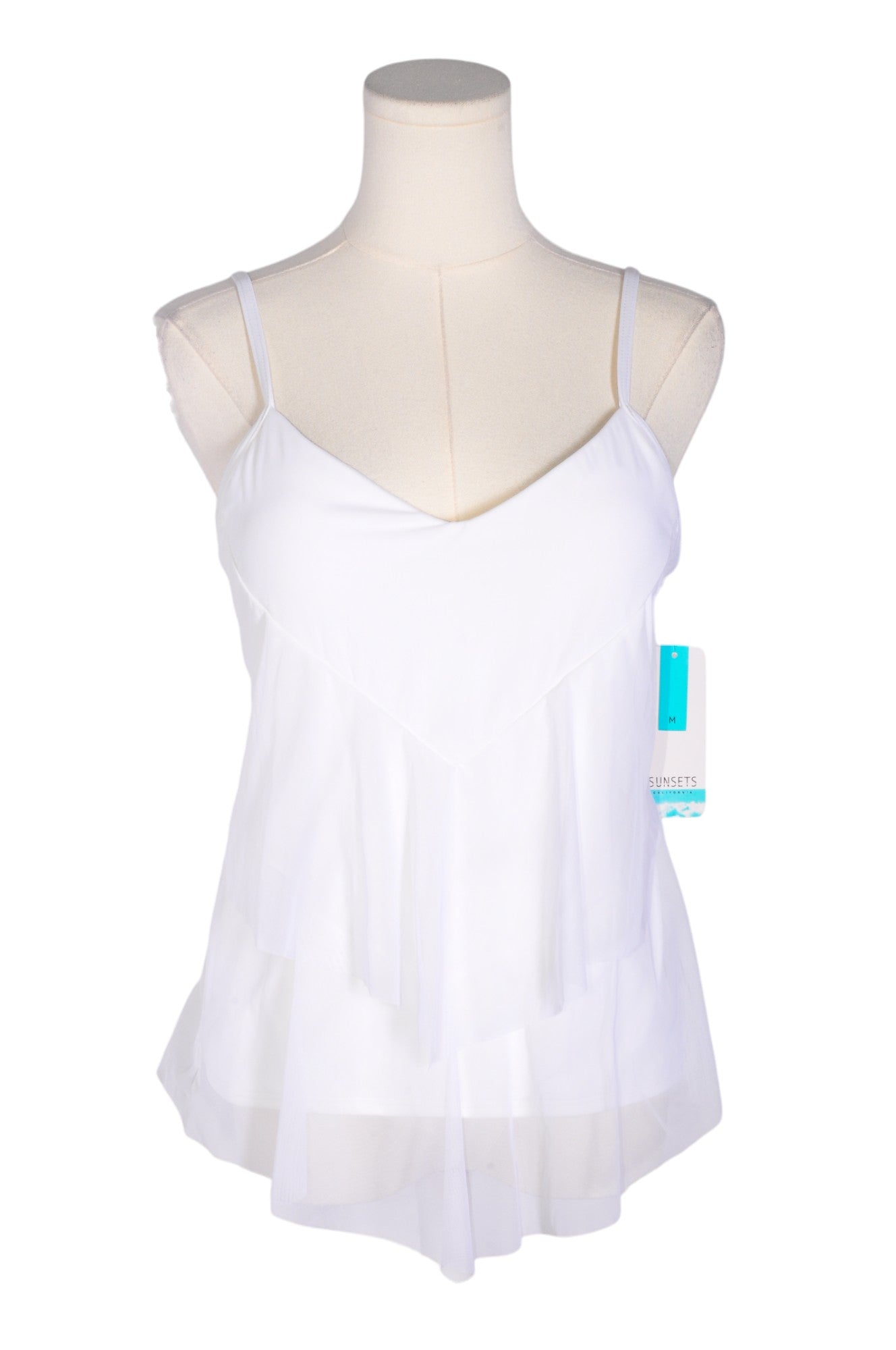 SUNSETS Women Tank Tops Regular fit in White - M - Velora