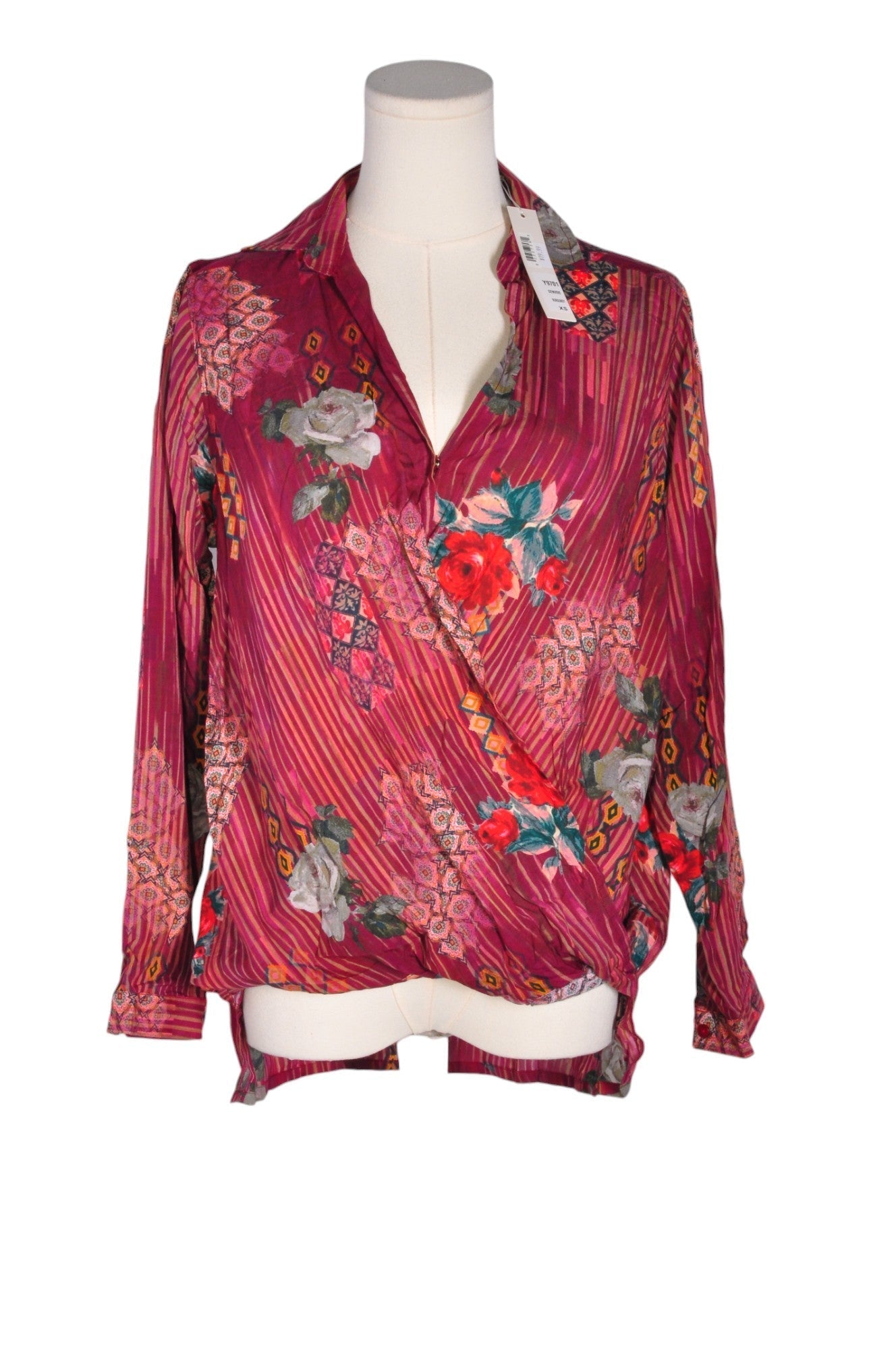 MAHILA Women Blouses Regular fit in Red - XS, S, M - Velora